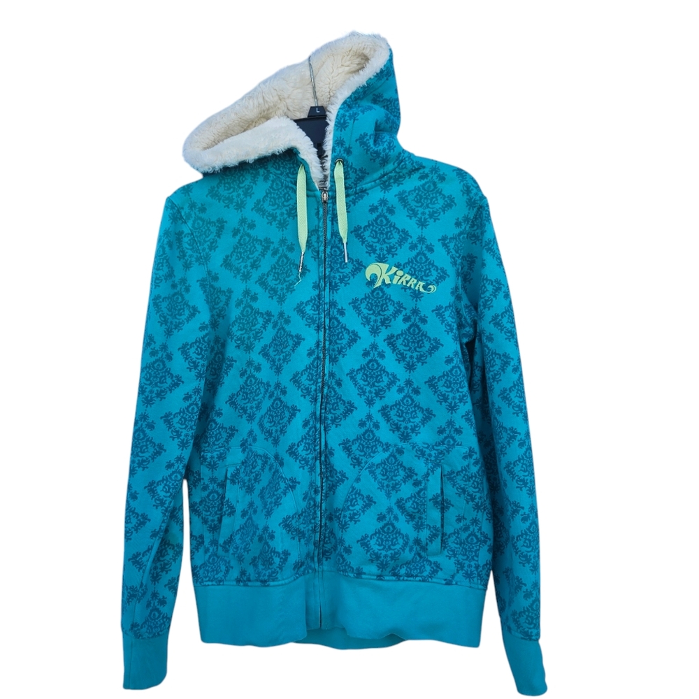 Kirra Zipped Hoodie With Faux Fur Inside Hood.